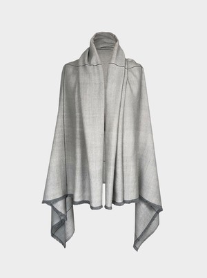 cape infinity lite wool silver from Fifth Origins
