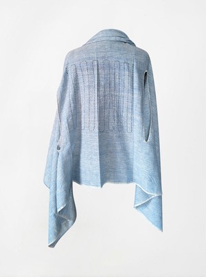 cape infinity duo kala organic cotton sky blue (single layer) from Fifth Origins
