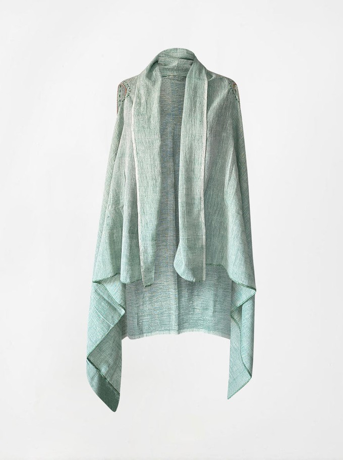 cape infinity duo kala organic cotton sea foam (single layer) from Fifth Origins