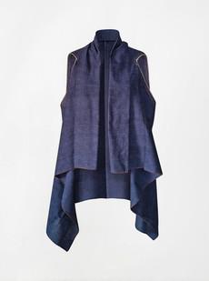 cape infinity duo kala organic cotton blue (single layer) via Fifth Origins