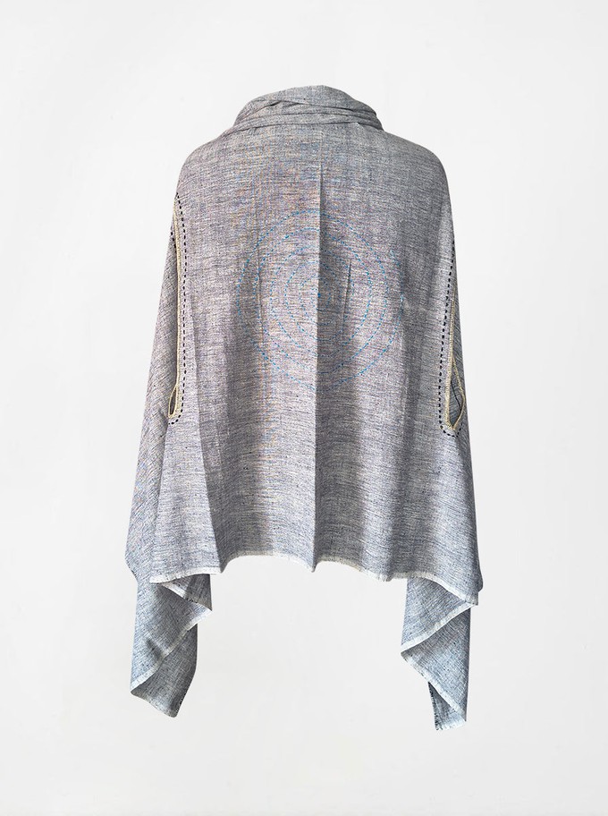 cape infinity duo kala organic cotton silver (single layer) from Fifth Origins