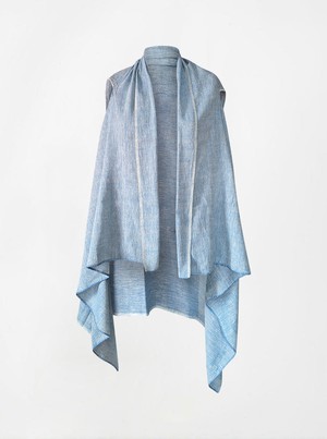 cape infinity duo kala organic cotton sky blue (single layer) from Fifth Origins