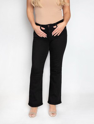 Bootcut Jeans - Zwart from Five Foot Two