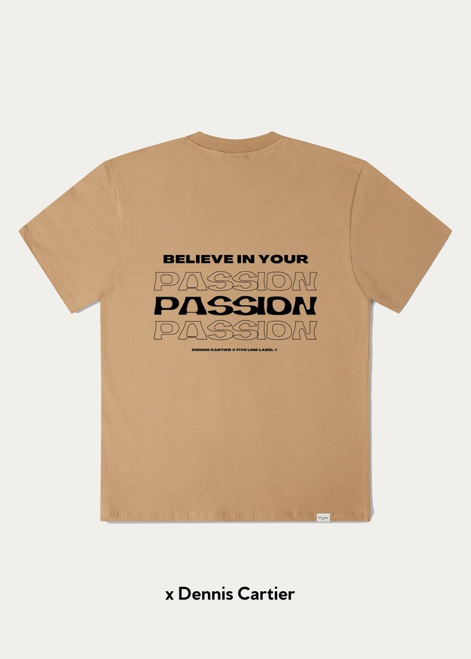 x Dennis Cartier T-shirt | Unisex PASSION from Five Line Label