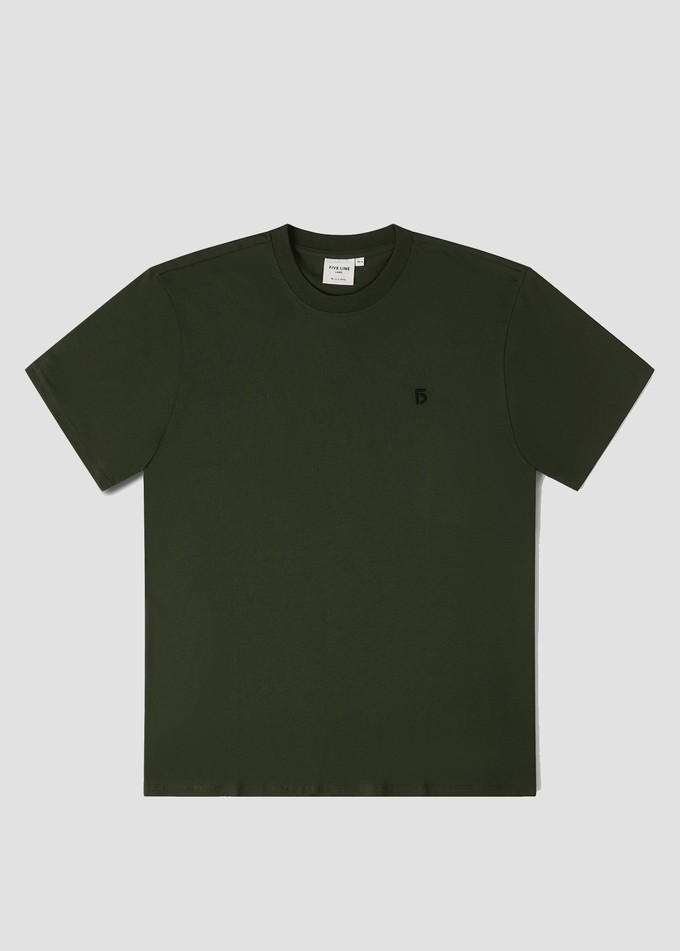 x Wolvenroedel | T-shirt Unisex Nature Green from Five Line Label