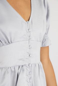 Satin Midi Dress van For Love & Reason