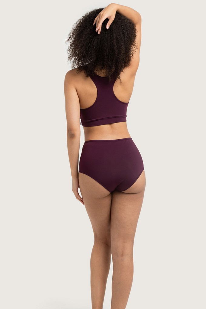 Recycling bikini panties Lorehigh, tinto from Frija Omina