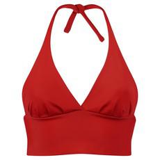 Recycling bikini top "Fjordella" red via Frija Omina