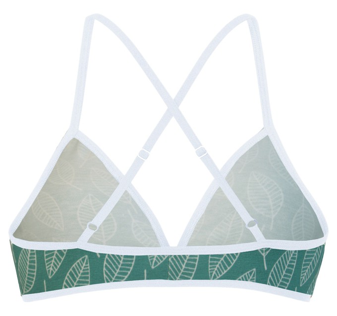 Bio bra Blaetter green from Frija Omina