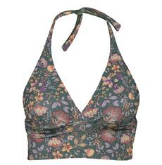 Recycling bikini top Fjordella Senja + olive (green) via Frija Omina