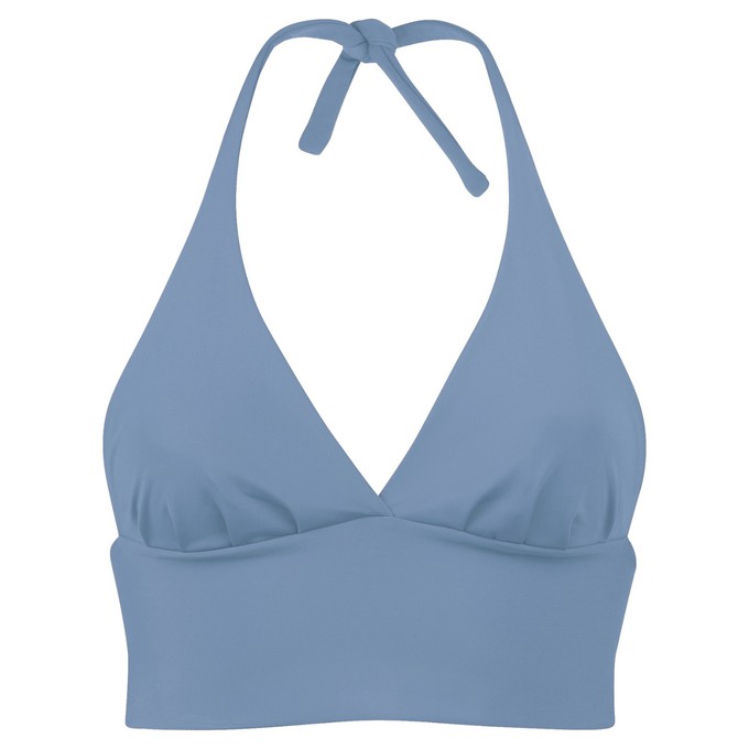 Recycling bikini top Fjordella, grey from Frija Omina
