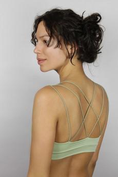 Bio bralette Sona matcha van Frija Omina