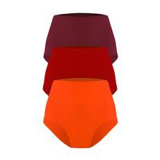 set of 3 organic hight waist knickers Lille Field via Frija Omina