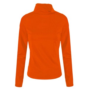 Organic Polo neck shirt Rolli, orange from Frija Omina