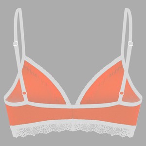 Set: Bio bra + hipster panties Spitze, sorbet from Frija Omina