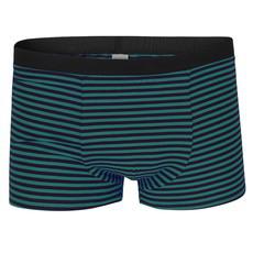 Bio Trunk Shorts teal / indico stripes van Frija Omina