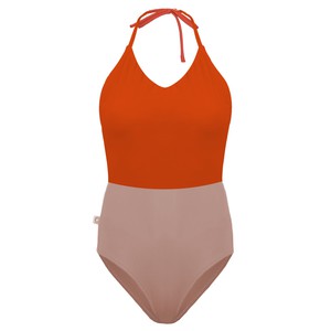 Recycling swimsuit Swea rust + chai (brown) from Frija Omina