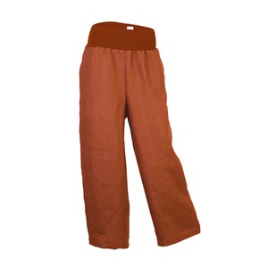 Bio hemp trousers Lola rust (orange) from Frija Omina