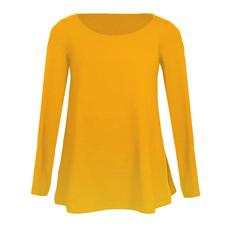 Organic tunic Afra, saffron (yellow) via Frija Omina