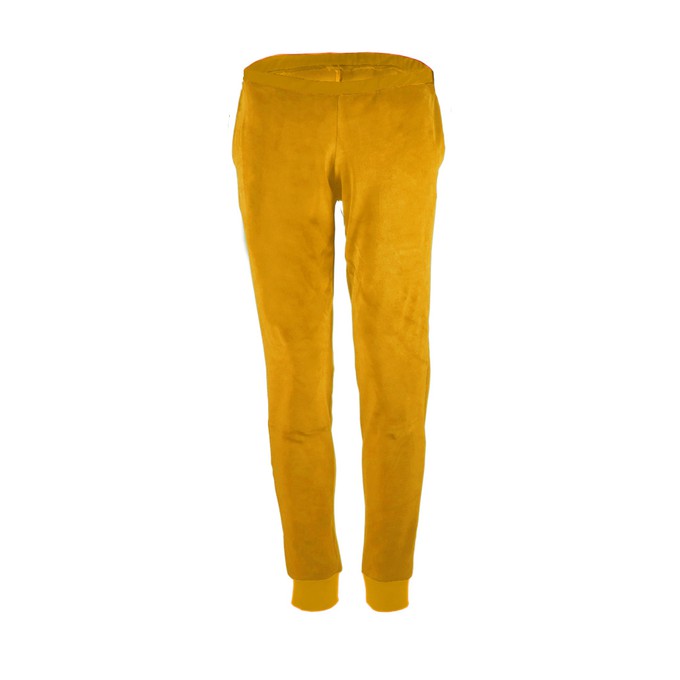 Organic velour pants Hygge mustard / yellow from Frija Omina