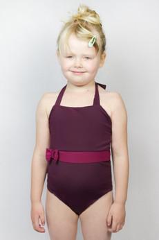 Recycling swimsuite Bowje Petite,  tinto / vino van Frija Omina