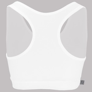 Organic sports top Athla white from Frija Omina