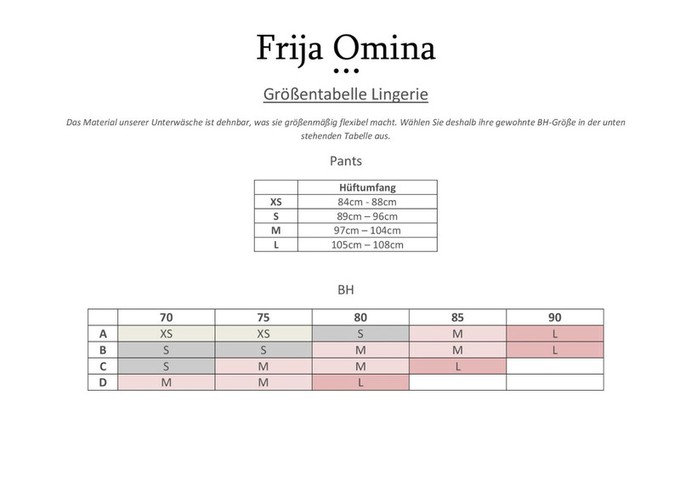 Set: Bio bra + hipster panties, grey from Frija Omina