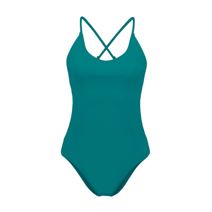 Recycling swimsuit "Frøya", smaragd from Frija Omina
