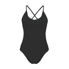 Recycling swimsuit Frøya, black van Frija Omina