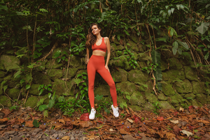 Recycling leggings Forma rusty (oange) from Frija Omina