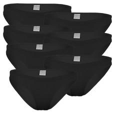 Bio hipster panties, set of 7: All black van Frija Omina