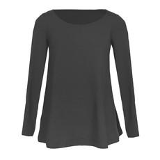 Organic tunic Afra, anthracite via Frija Omina