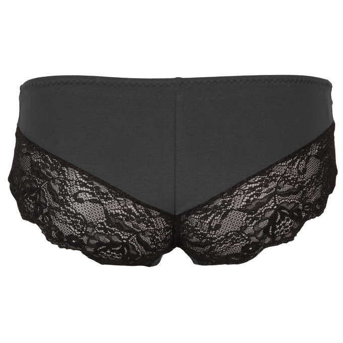 Organic hipster panties Me anthracite / lace from Frija Omina Organic hipster panties Me anthracite / lace from Frija Omina