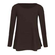 Organic tunic Afra, brown via Frija Omina