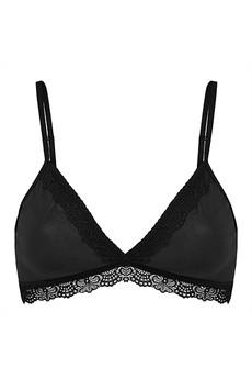 Bio bra "Spitze" black via Frija Omina