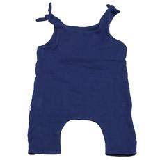 Baby romper from organic muslin dark blue via Frija Omina