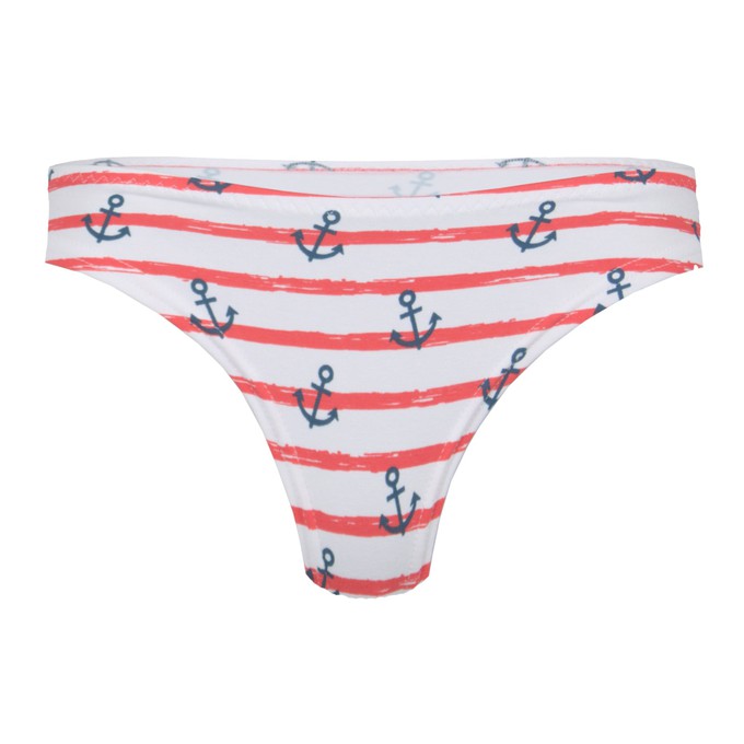 Organic thong Pur Baltic (white) from Frija Omina