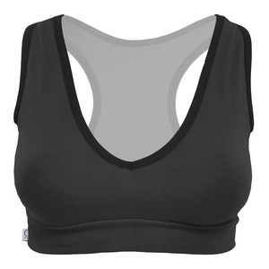 Organic sports top Athla anthracite (grey) from Frija Omina