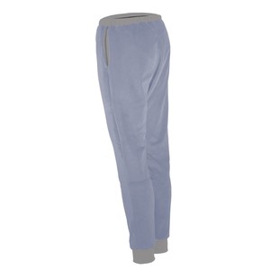 Organic velour pants Hygge light blue / grey from Frija Omina