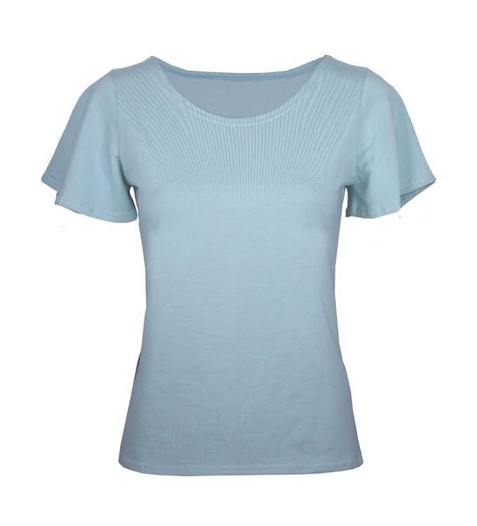 Organic t-shirt Vinge light blue from Frija Omina