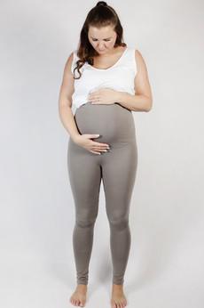 Organic leggings Mama, taupe via Frija Omina