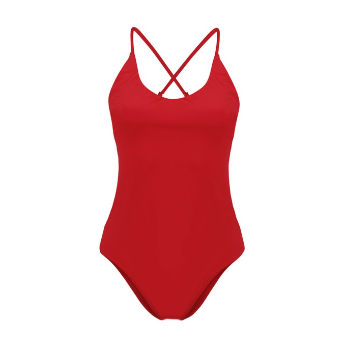 Recycling swimsuit Frøya red from Frija Omina