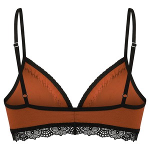 Set: Bio bra + hipster panties Spitze, rust from Frija Omina