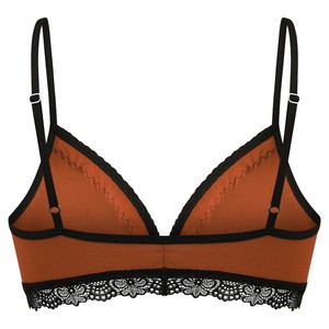 Set: Bio bra + hipster panties Spitze, rust from Frija Omina