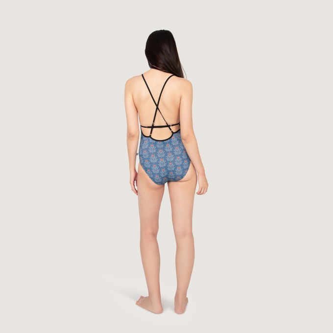 Bio Swimsuite Madri Korte blue from Frija Omina
