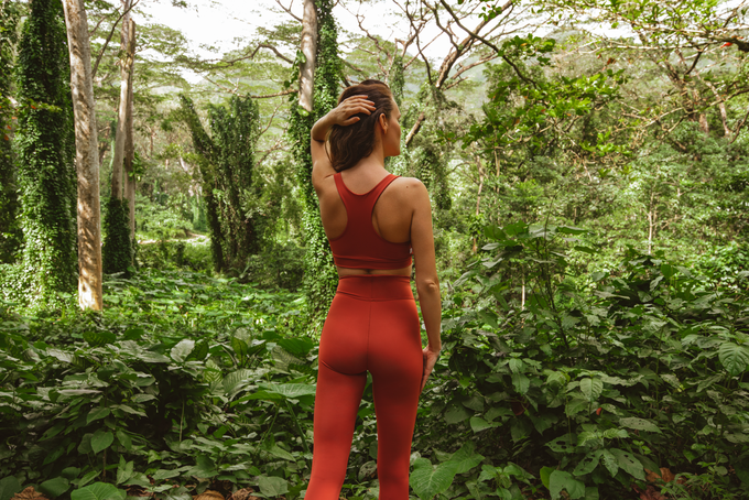 Recycling leggings Forma rusty (oange) from Frija Omina