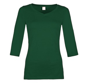 Organic quarter sleeve shirt Winda smaragd (green) from Frija Omina