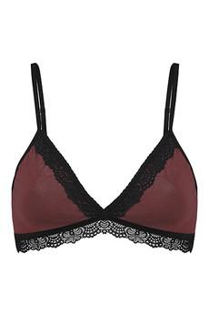 Bio bra "Spitze" aubergine van Frija Omina