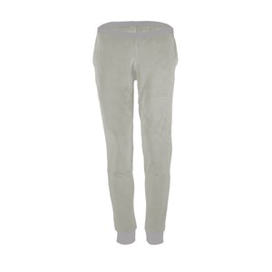 Organic velour pants Hygge tinged in light grey from Frija Omina
