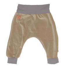 Organic velour pants Hygge mini with growth adaption, cinder (grey) van Frija Omina